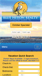 Mobile Screenshot of blueheronvacations.com